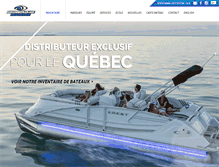 Tablet Screenshot of drummondvillemarine.com